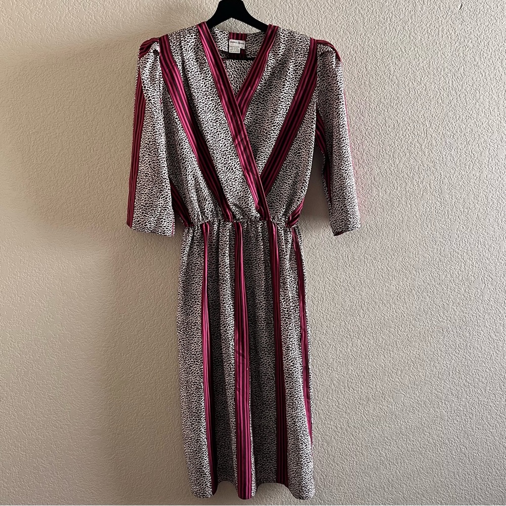 Vintage 80’s Neiman Marcus Midi Dress Size 8